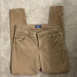 Khaki old navy skinny jeans